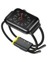 Pasek Baseus Lets Go Apple Watch 4/5/6/7/SE/8/9/Ultra 44/45/49mm (szaro-żółty)
